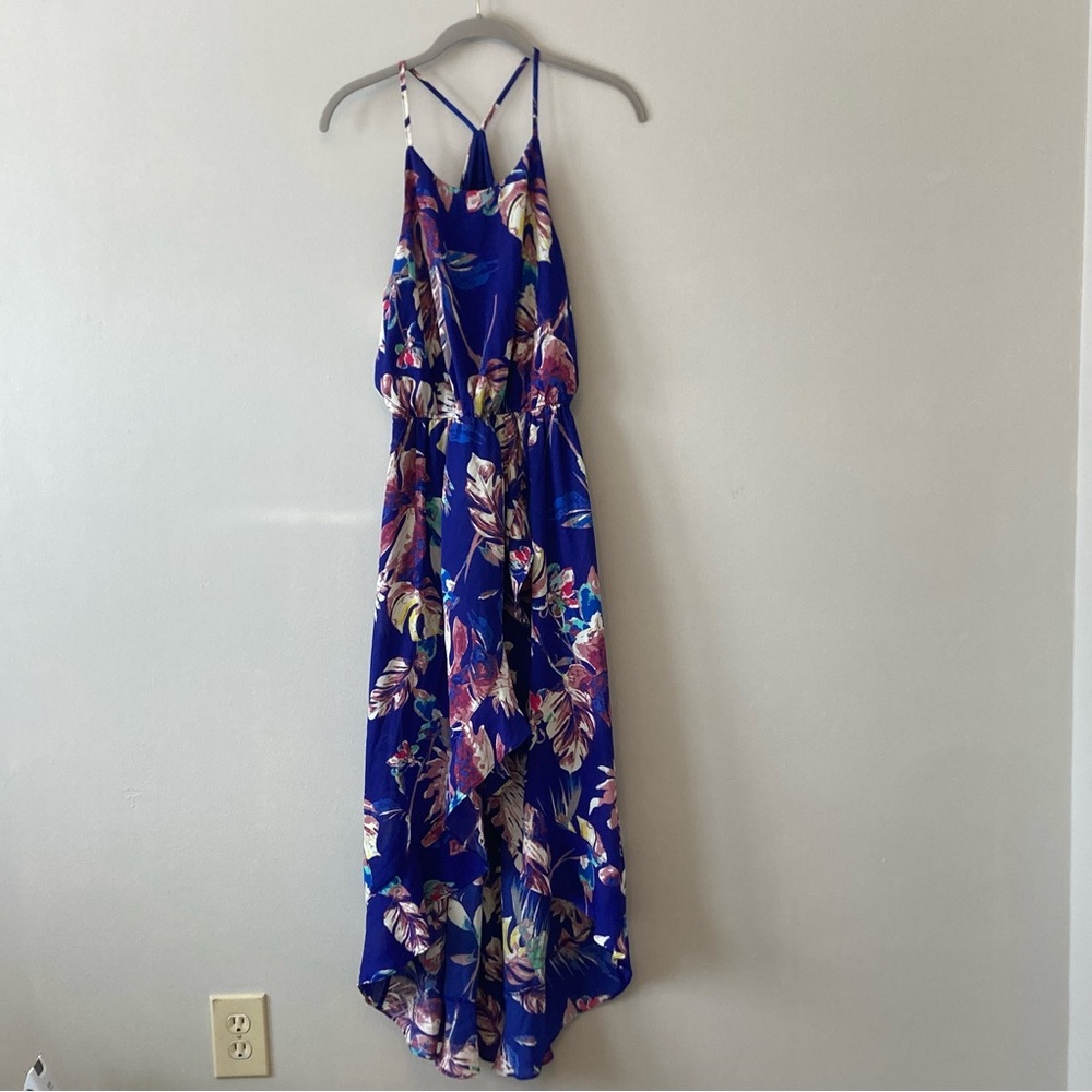 She & Sky Blue Floral Dress Size Large